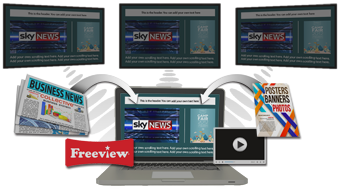 Cheap digital signage displays from a uk supplier without the ongoing costs or subscriptions